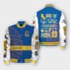 NBA Golden State Warriors City Varsity Jacket, Baseball Jacket - bazzada Store