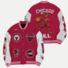 NBA Chicago Bulls Mascot Varsity Jacket, Baseball Jacket - bazzada Store