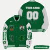 NBA Boston Celtics Name Number Varsity Jacket, Baseball Jacket - bazzada Store