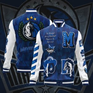 NBA Dallas Mavericks Varsity Jacket, Baseball Jacket V1 - bazzada Store
