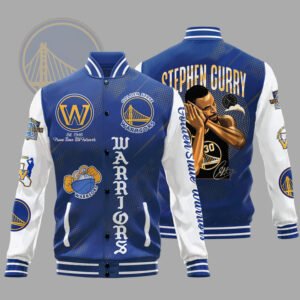 Stephen Curry Night Night V3 Varsity Jacket, Baseball Jacket - bazzada Store