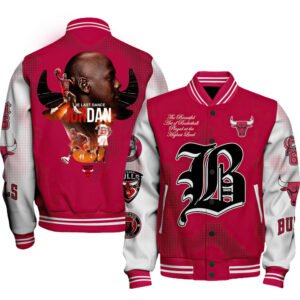 NBA Chicago Bulls - Michael Jordan Varsity Jacket, Baseball Jacket - bazzada Store