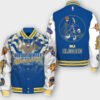 NBA Golden State Warriors Mascots Varsity Jacket, Baseball Jacket - bazzada Store