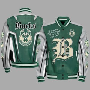 NBA Milwaukee Bucks Varsity Jacket, Baseball Jacket V2 - bazzada Store