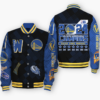 NBA Golden State Warriors Champions Western Conference Varsity Jacket, Baseball Jacket - bazzada Store