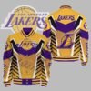 NBA Los Angeles Lakers Varsity Jacket, Baseball Jacket V3 - bazzada Store