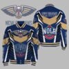 NBA New Orleans Pelicans Varsity Jacket, Baseball Jacket V3 - bazzada Store