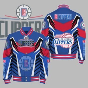 NBA LA Clippers Varsity Jacket, Baseball Jacket V3 - bazzada Store
