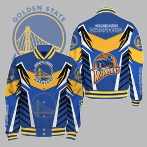 NBA Golden State Warriors Varsity Jacket, Baseball Jacket V3 - bazzada Store