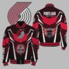NBA Portland Trail Blazers Varsity Jacket, Baseball Jacket V3 - bazzada Store