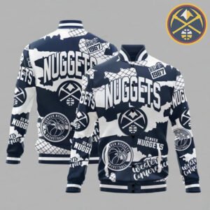 Denver Nuggets National Basketball Association Varsity Jacket, Baseball Jacket - bazzada Store
