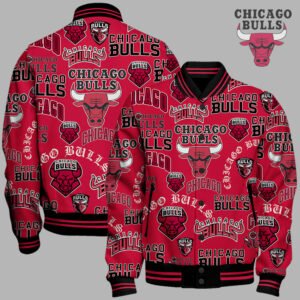 Chicago Bulls National Basketball Association Varsity Jacket, Baseball Jacket V2 - bazzada Store
