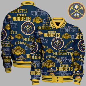 Denver Nuggets National Basketball Association Varsity Jacket, Baseball Jacket V2 - bazzada Store