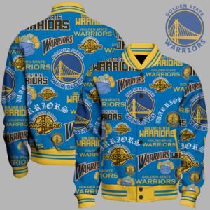 Golden State Warriors National Basketball Association Varsity Jacket, Baseball Jacket V2 - bazzada Store