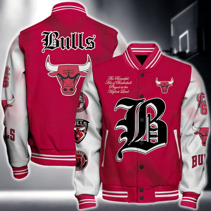 Nba Chicago Bulls National Basketball Association Varsity Jacket, Baseball Jacket V2 - bazzada Store