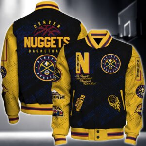 Nba Denver Nuggets National Basketball Association Varsity Jacket, Baseball Jacket V1 - bazzada Store