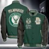 Nba Milwaukee Bucks National Basketball Association Varsity Jacket, Baseball Jacket - bazzada Store
