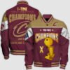 Nba Cleveland Cavaliers Champions Print Varsity Jacket, Baseball Jacket - bazzada Store
