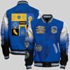 Nba Golden State Warriors National Basketball Association Aop Varsity Jacket, Baseball Jacket - bazzada Store