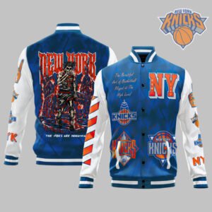 NBA New York Knicks - Jalen Brunson Varsity Jacket, Baseball Jacket - bazzada Store
