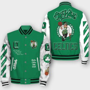 NBA Boston Celtics O W Varsity Jacket, Baseball Jacket - bazzada Store