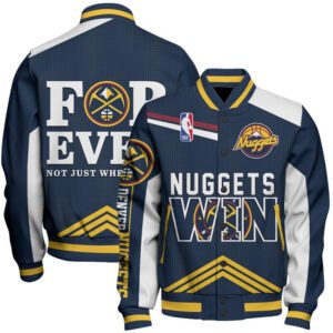 NBA Denver Nuggets For Ever Varsity Jacket, Baseball Jacket - bazzada Store