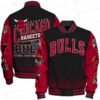 NBA Chicago Bulls Pro Varsity Jacket, Baseball Jacket - bazzada Store