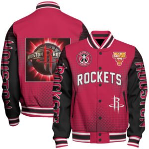 Houston Rockets NBA Varsity Jacket, Baseball Jacket - bazzada Store