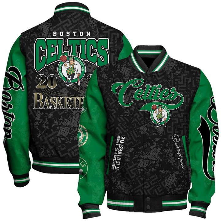 NBA Boston Celtics Basketball Varsity Jacket, Baseball Jacket - bazzada Store