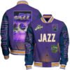Utah Jazz NBA Varsity Jacket, Baseball Jacket - bazzada Store