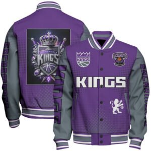 Sacramento Kings NBA Varsity Jacket, Baseball Jacket - bazzada Store