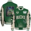 Milwaukee Bucks NBA Varsity Jacket, Baseball Jacket - bazzada Store