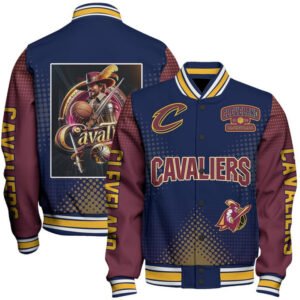 Cleveland Cavaliers NBA Varsity Jacket, Baseball Jacket - bazzada Store
