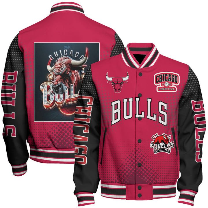 Chicago Bulls NBA Varsity Jacket, Baseball Jacket - bazzada Store
