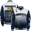 Minnesota Timberwolves - National Basketball Association Aop Varsity Jacket, Baseball Jacket - bazzada Store
