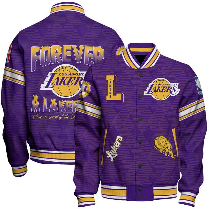 Nba Los Angeles Lakers - National Basketball Association Varsity Jacket, Baseball Jacket Sfat - bazzada Store