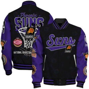 Sacramento Kings - National Basketball Association Logo Varsity Jacket, Baseball Jacket - bazzada Store