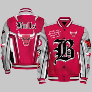 NBA Chicago Bulls Varsity Jacket, Baseball Jacket V2 - bazzada Store