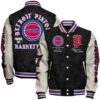 Detroit Pistons NBA Team Logo Sport Pattern Style Varsity Jacket, Baseball Jacket - bazzada Store