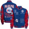 Philadenphia 76er - National Basketball Association Print Varsity Jacket, Baseball Jacket - bazzada Store