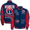 Washington Wizards - X Champions Basketball Team Print Varsity Jacket, Baseball Jacket - bazzada Store