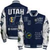 Utah Jazz - National Basketball Association Logo Print Varsity Jacket, Baseball Jacket - bazzada Store