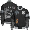 San Antonio Spurs Team Logo Sport Pattern Vintage Varsity Jacket, Baseball Jacket - bazzada Store