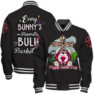 Nba Chicago Bulls - Happy Easter Day New Design Basketball Varsity Jacket, Baseball Jacket - bazzada Store