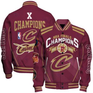 Cleveland Cavaliers - X Champions Basketball Team Print Varsity Jacket, Baseball Jacket - bazzada Store