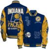 Indiana Pacers - National Basketball Association Print Varsity Jacket, Baseball Jacket - bazzada Store