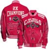 Houston Rockets - 2x Champions Basketball Team Print Varsity Jacket, Baseball Jacket - bazzada Store