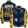 Denver Nuggets - National Basketball Association Print Varsity Jacket, Baseball Jacket - bazzada Store