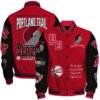 Portland Trail Blazers - National Basketball Association Print Varsity Jacket, Baseball Jacket - bazzada Store