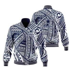 Dallas Cowboys Polynesian Limited Edition Baseball Jacket - bazzada Store